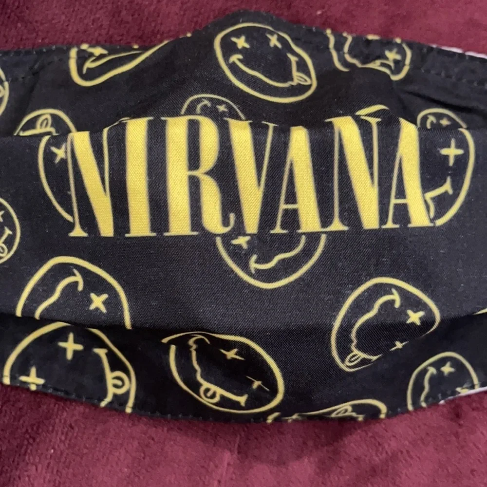 6/$20 New Nirvana adjustable face mask
